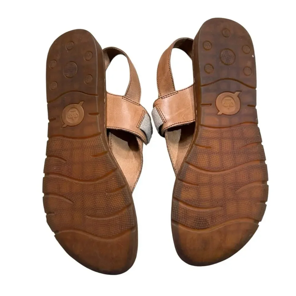 Born Women's Size 10 Light Brown Leather Sandals